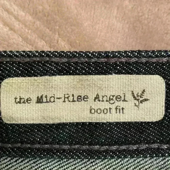 Adriano Goldschmied Mid-Rise Angel Boot Fit Dark Wash Denim Jeans in Size 10-12. - Picture 7 of 14